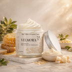 Velmora Whipped Beef Tallow for Skin — 4.2 oz | Grass-Fed Face & Body Moisturizer | Rich in Vitamins A, D, E & K | Unscented Natural Skin Balm for Dry, Sensitive & Mature Skin